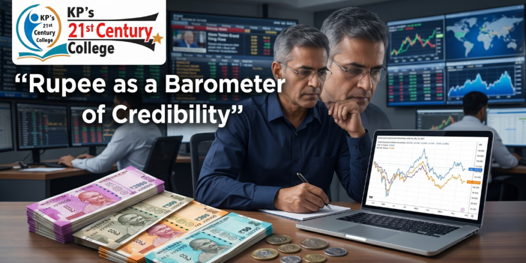 rupee value as economic credibility indicator