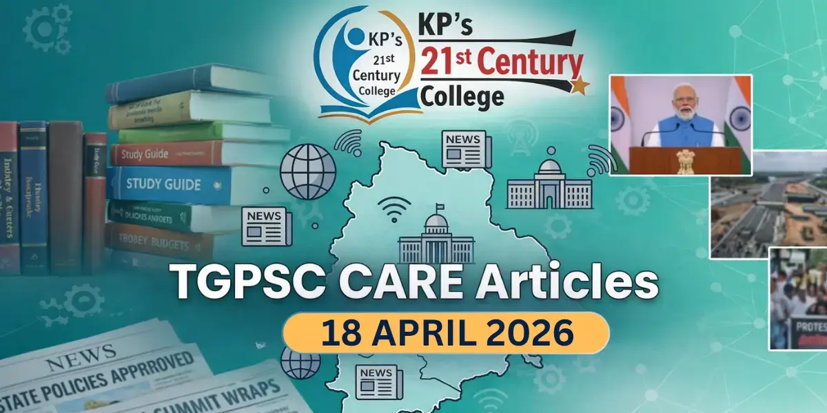 TGPSC current affairs April 18