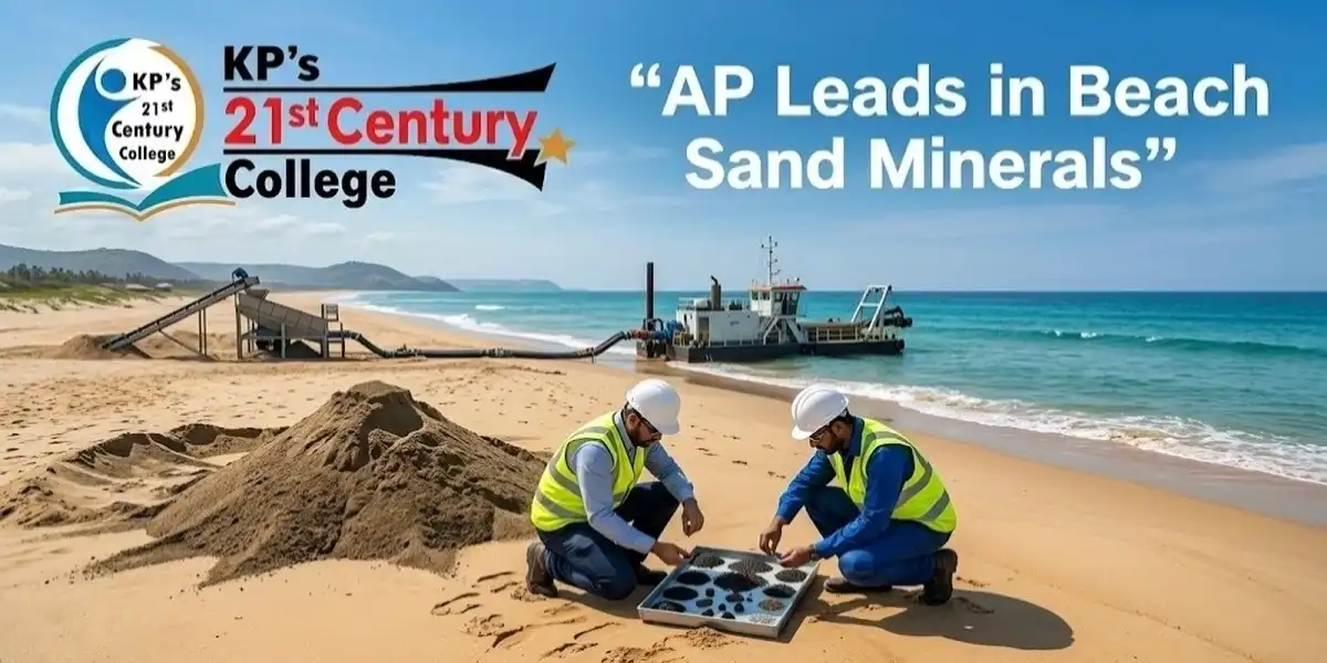 Beach sand minerals exploration Andhra Pradesh India
