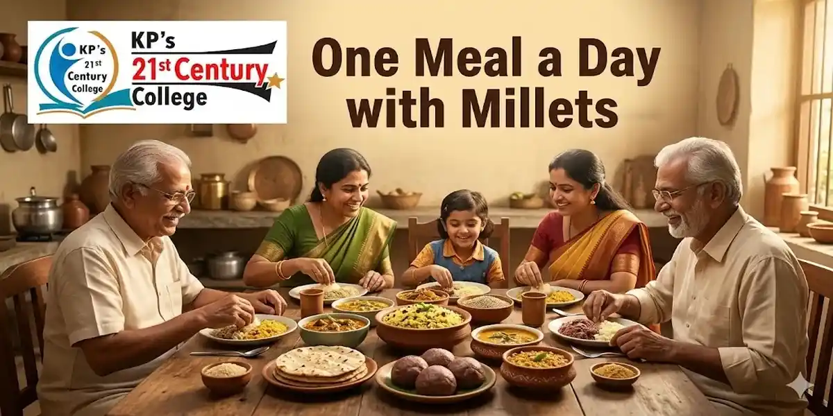 One meal a day with millets initiative India