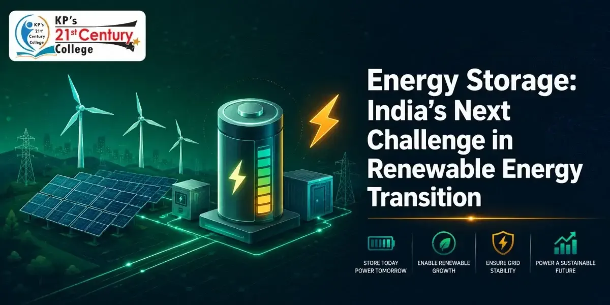 Energy storage India renewable energy UPSC infographic