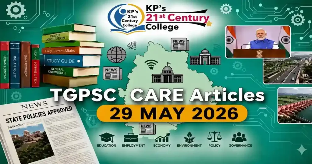 TGPSC Current Affairs May 29 2026 infographic