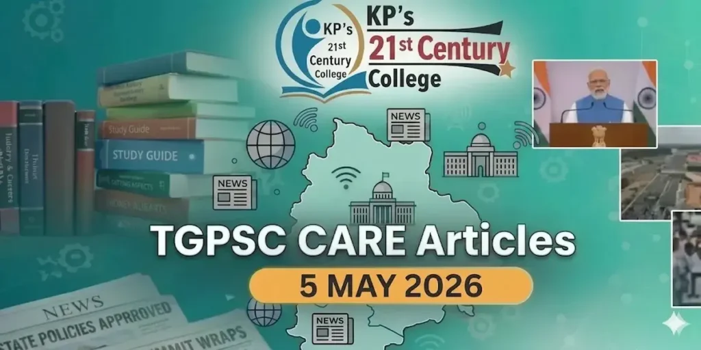 TGPSC current affairs May 5 2026 Telangana