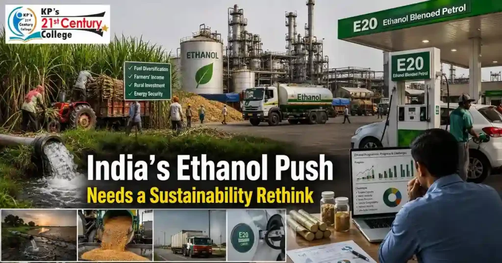 Ethanol Policy UPSC biofuel image