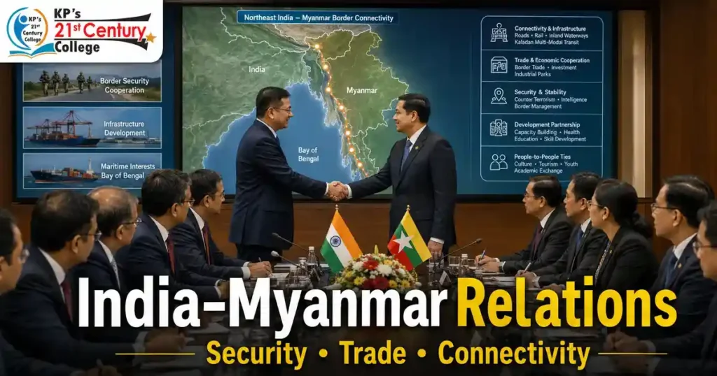 India Myanmar Relations UPSC international relations image