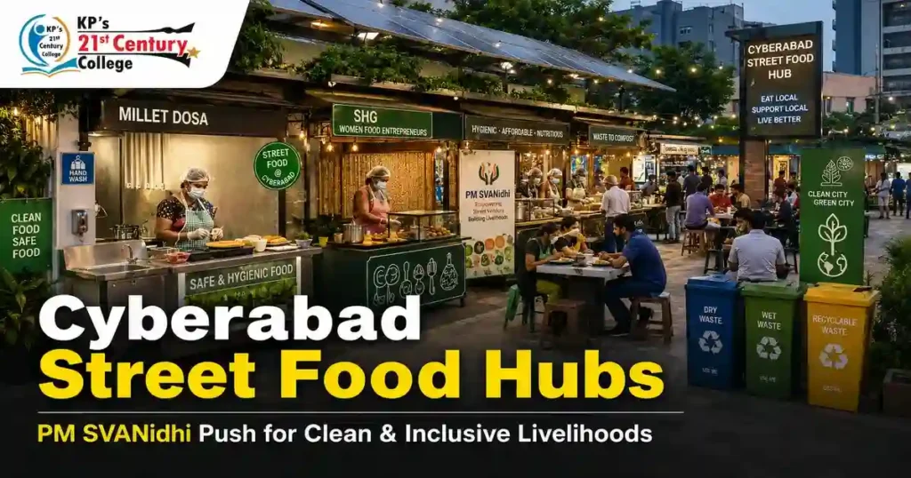 PM SVANidhi Street Food Hubs TGPSC infographic