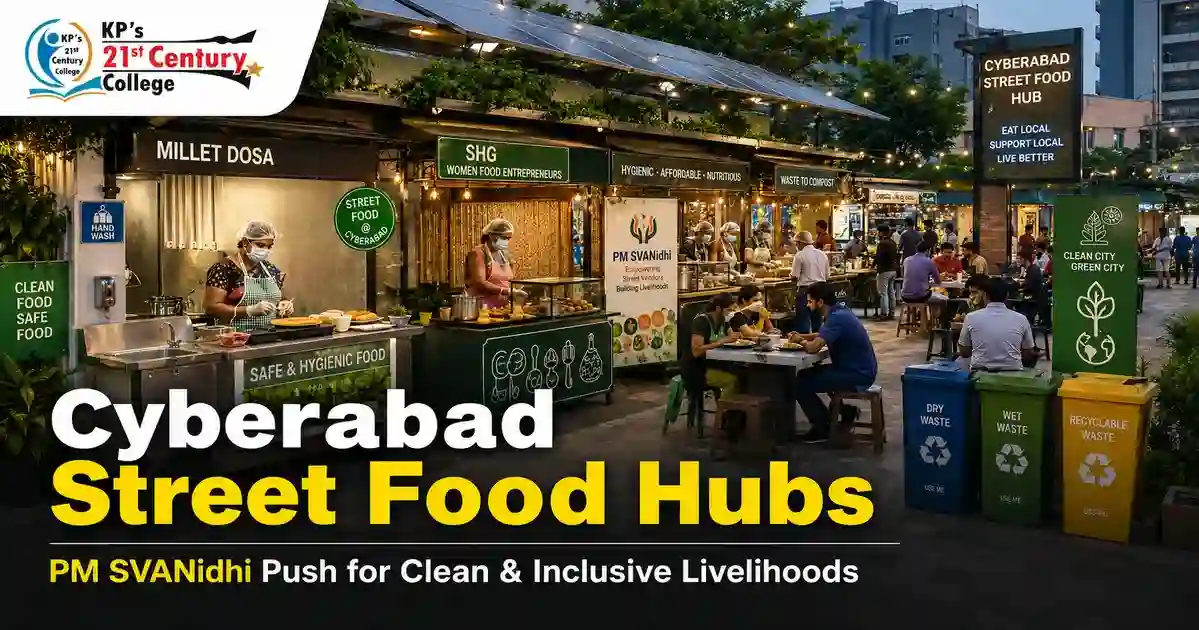 PM SVANidhi Street Food Hubs TGPSC infographic