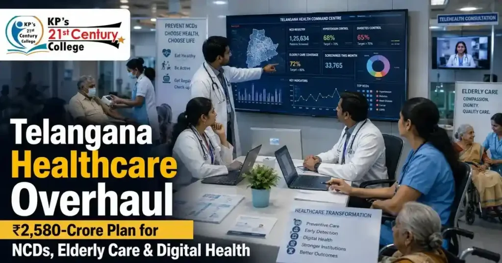 Telangana Healthcare Reform TGPSC current affairs image