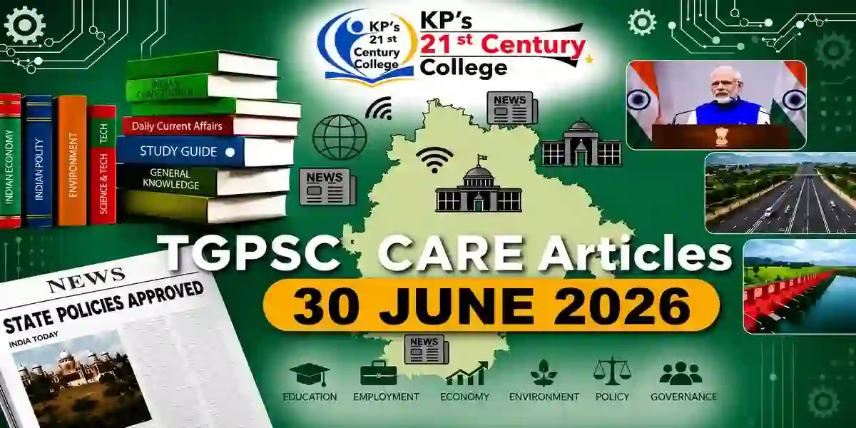 TGPSC Current Affairs June 30 2026 Information Age Museum infographic