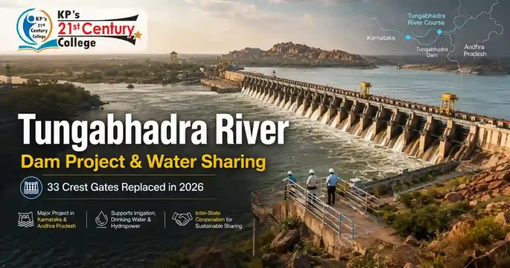 Tungabhadra River infographic for APPSC