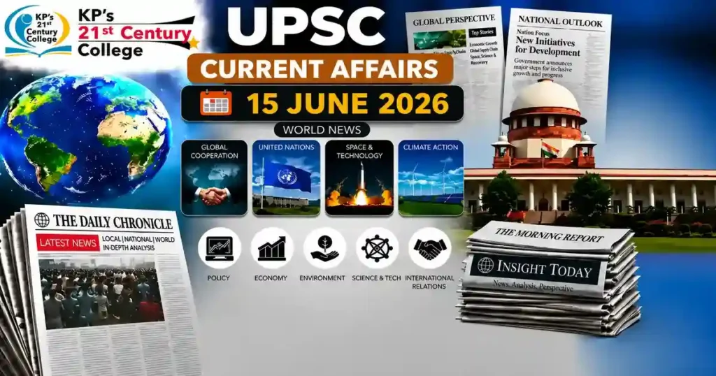 UPSC Current Affairs June 15 2026 image