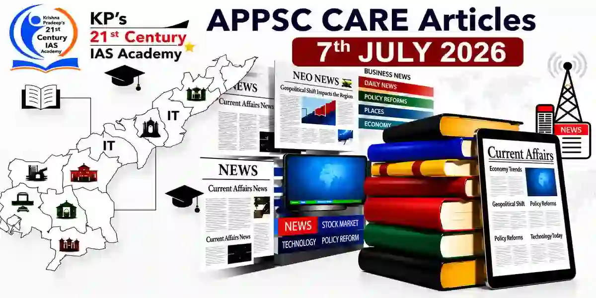 APPSC Current Affairs 7 July 2026 featuring today's important current affairs topics
