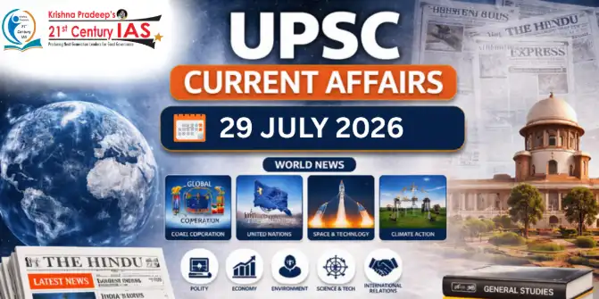 UPSC Current Affairs July 29 2026 on White-bellied Heron and International Tiger Day