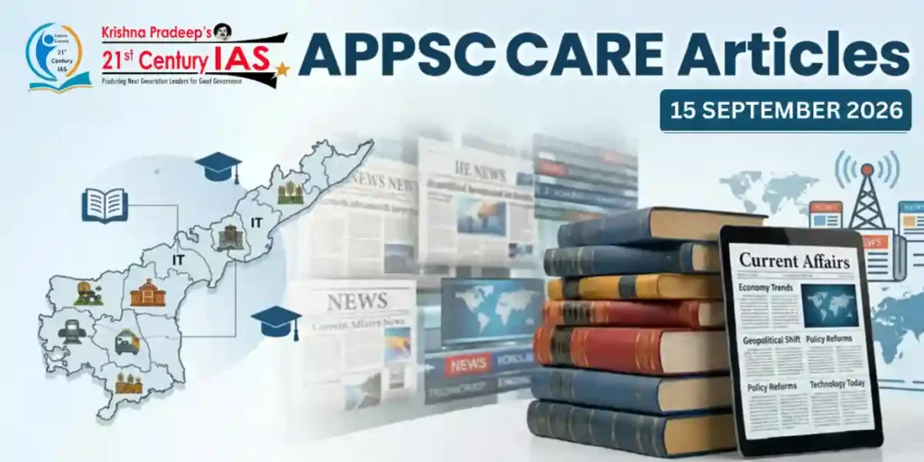 APPSC Current Affairs 15th SEPTEMBER 2026 featuring Indian gaur conservation in Papikonda National Park