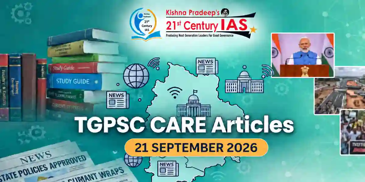 TGPSC Current Affairs 21st September 2026 featuring IIT Hyderabad Kaynes Semicon partnership